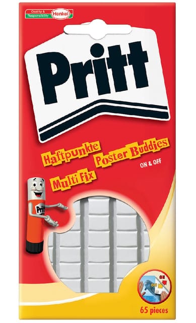 Poster Buddies Pritt dubbelzijdige kleefpads voor oa posters