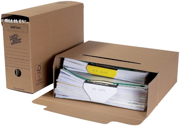 Archiefdoos Loeff's Box 3030 folio 370x260x115mm - Afbeelding 2