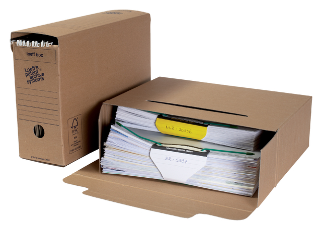 Archiefdoos Loeff's Box 3030 folio 370x260x115mm - Afbeelding 3