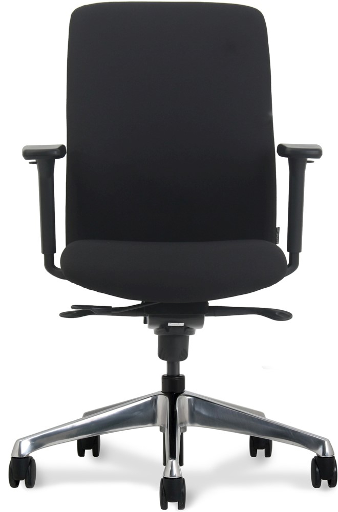 Bureaustoel Datas Vigo zwart - Aluminium - Afbeelding 2