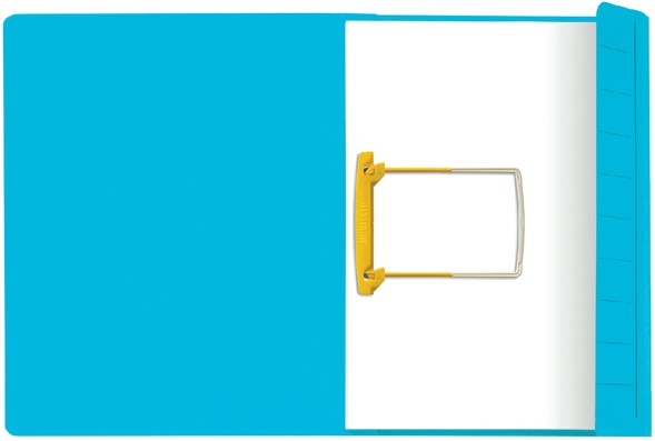 Clipmap Secolor A4 100% gerecycled karton 250gr blauw verpakt per 10 stuks - Afbeelding 2