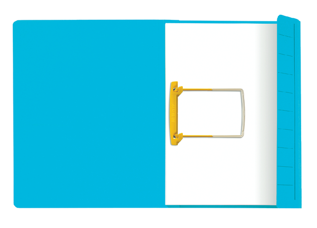 Clipmap Secolor A4 100% gerecycled karton 250gr blauw verpakt per 10 stuks - Afbeelding 3