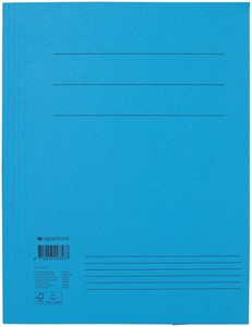 Dossiermap Quantore A4 300gr blauw
