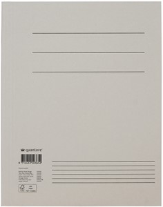 Dossiermap Quantore A4 300gr grijs
