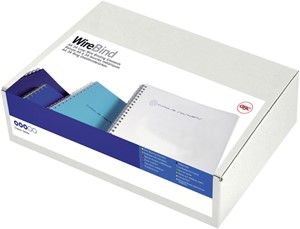 Draadrug GBC 9.5mm 34-rings A4 zilver 100 stuks