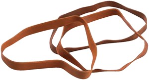 Elastiek Standard Rubber Bands 77 120×7.5mm 500gr 220 stuks bruin