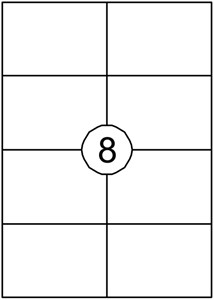 Etiket Quantore 105x74mm 800stuks