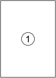 Etiket Quantore 210x297mm 100 stuks