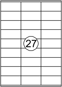 Etiket Quantore 70x32mm 2700stuks