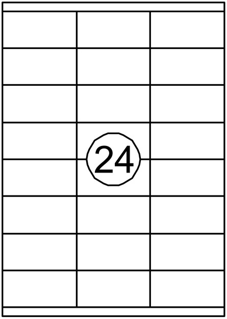 Etiket Quantore 70x35mm 2400stuks - Afbeelding 2