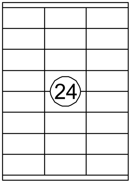 Etiket Quantore 70x35mm 2400stuks - Afbeelding 3