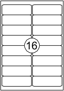 Etiket Quantore 99.1×33.9mm 1600 stuks