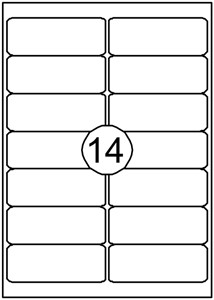 Etiket Quantore 99.1×38.1mm 1400 stuks
