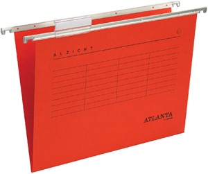 Hangmap Djois Alzicht A4 frontaal recycled V-bodem rood