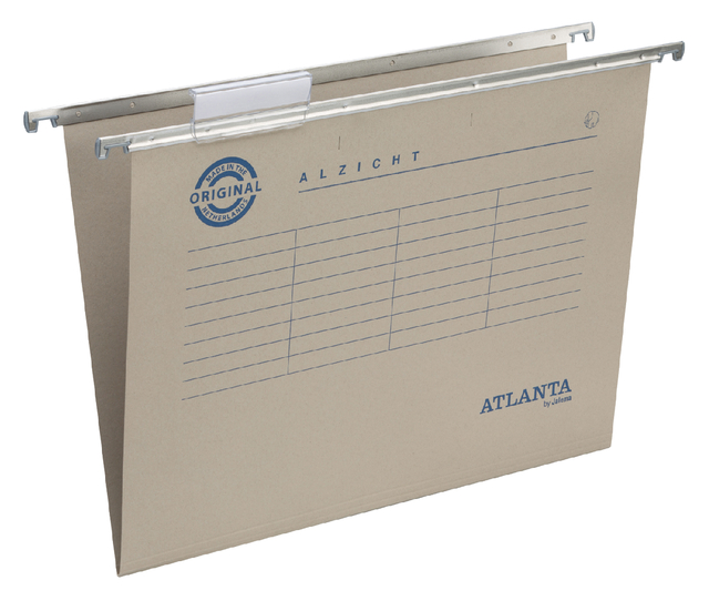 Hangmap Djois Alzicht frontaal A4 recycled V-bodem 312x235mm grijs - Afbeelding 3