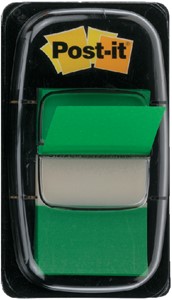 Indextabs Post-it 680 25.4×43.2mm groen 50 tabs