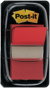 Indextabs Post-it 680 25.4×43.2mm rood 50 tabs