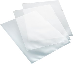 Insteekmap L-model Quantore A4 PP 0.12mm nerf 100 stuks