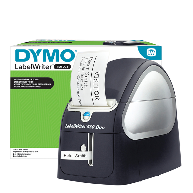 Labelprinter Dymo LabelWriter 450 Duo desktop zwart - Afbeelding 3