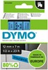 Labeltape Dymo LabelManager D1 polyester 12mm zwart op blauw - Afbeelding 4