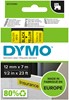 Labeltape Dymo LabelManager D1 polyester 12mm zwart op geel - Afbeelding 4