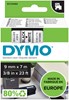 Labeltape Dymo LabelManager D1 polyester 9mm zwart op wit - Afbeelding 4