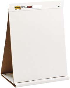 Meeting chart Post-it 563R Super Sticky 50,8×58,4cm met tafelstandaard wit 20 vel