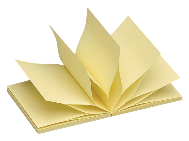 Memoblok Quantore Z-Note 76x76mm geel - Afbeelding 3