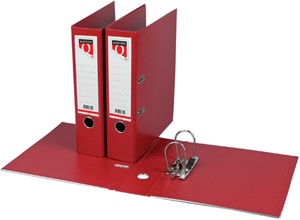ORDNER QUANTORE A4 80MM PP DONKERROOD 1 Stuk