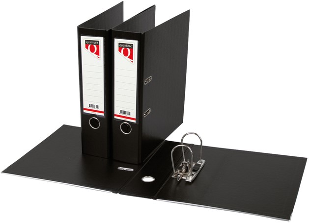 Ordner Quantore A4 80mm PP zwart - Afbeelding 2