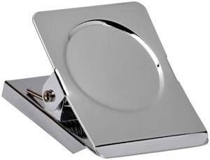 Papierklem MAUL magnetisch vierkant 40mm zilver