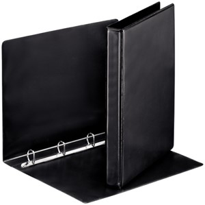 Presentatieringband Esselte A4 4-rings D-mech 20mm zwart 49758
