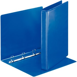 Presentatieringband Esselte A4 4-rings D-mech 25mm blauw 49732