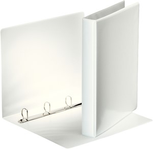 Presentatieringband Esselte A4 4-rings D-mech 25mm wit 49702