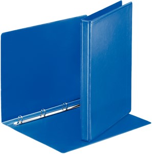 Presentatieringband Esselte A4 4-rings O-mech 16mm blauw 49752