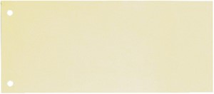 Scheidingsstrook Oxford smal 240x105mm 190gr geel 100 stuks