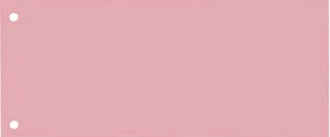 Scheidingsstrook Oxford smal 240x105mm 190gr roze 100 stuks