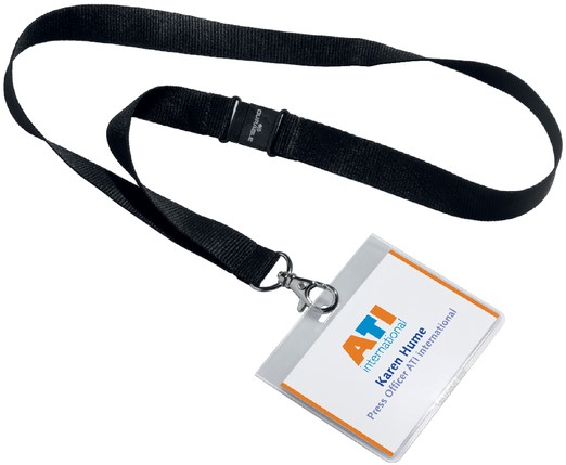 Veiligheidspasmapje Durable 8600 gesloten 60x90mm + band - Afbeelding 2