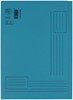 Vouwmap Quantore A4 ongelijke zijde 250gr blauw - Afbeelding 4