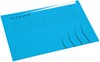 Vouwmap Secolor met tabrand A4 100% gerecycled karton 250gr Blauw - Afbeelding 4