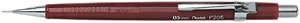 Vulpotlood Pentel P205 HB 0.5mm rood
