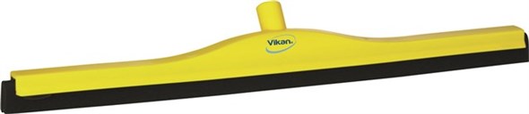 Vikan – Hygiene klassieke vloertrekker – Met vaste nek – Zwarte cassette – 700mm – Geel