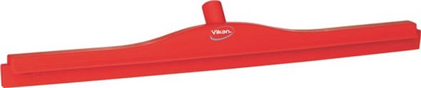 Vikan – Hygiene full colour vloertrekker – Met vaste nek en vervangingscassette – 700mm – Rood