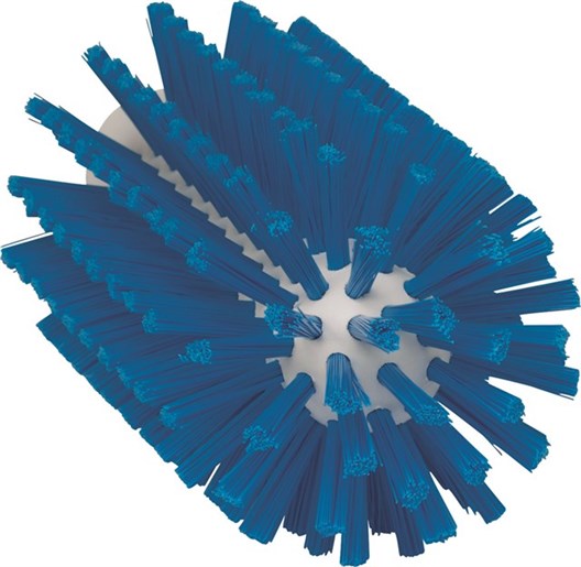 Vikan – Hygiene pijpenborstel – Medium vezels – Steelmodel – 155mm – Ø77mm – Blauw