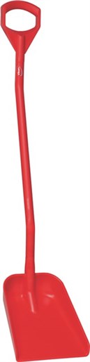 Vikan – Hygiene – Schep – Ergonomische steel – Klein blad – Polypropyleen – Rood