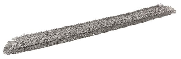 Vikan – Microfibre Damp42 – Microvezel vlakmop – Klittenband – 1200mm – Grijs
