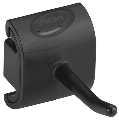 Vikan – Hygiene – Enkele haak – Voor Hi-Flex ophangsysteem – Polypropyleen – Zwart
