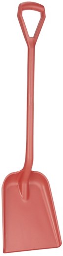 Vikan – Hygiene – Schep – Metal&x-ray detecteerbaar – Rechte steel – Polypropyleen – Rood