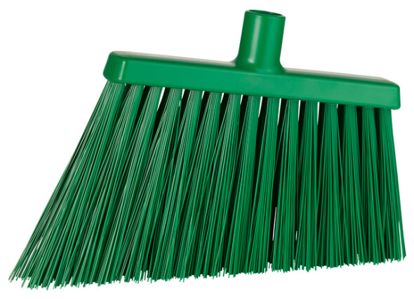Vikan – Hygiene – Hoekbezem – Extra harde lange schuine vezels – Groen