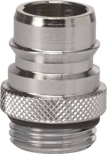Vikan – Hygiene – 3/4 nippel – Met 1/2 schroefdraad – Voor spuitpistool 9324 – Chroom – Zilver